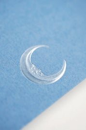 Crescent Moon - 3D Embossed Notecard