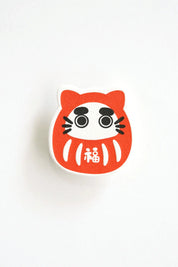 Darumacat – Letterpress Charm Magnetic Pin