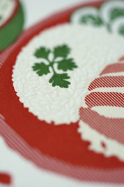 Chicken Rice Letterpress Postcard