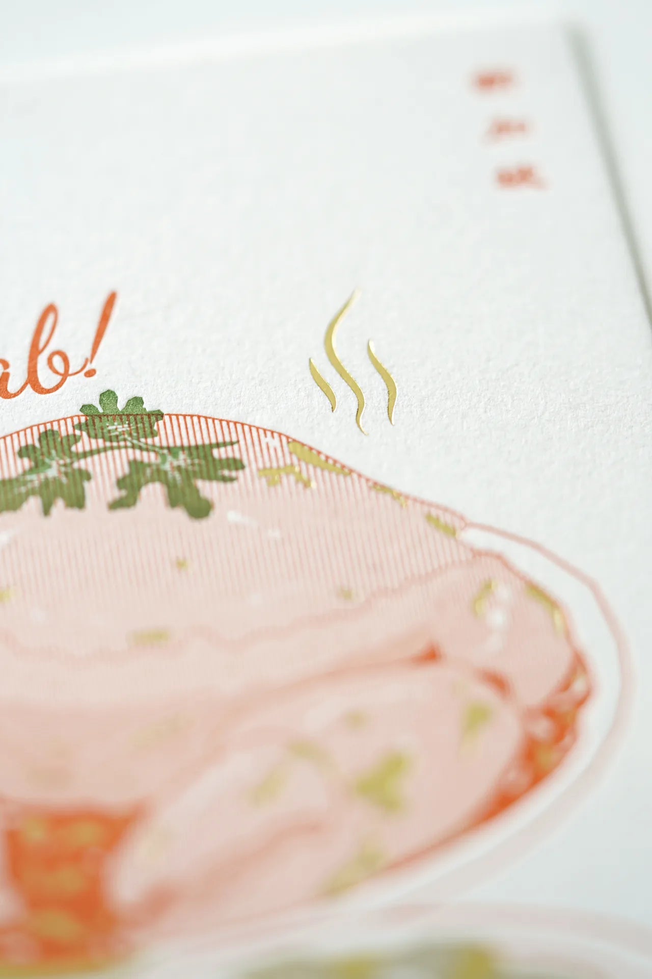 Singapore Chilli Crab Letterpress Postcard – Food Series