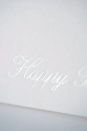 Happy Birthday Pearl Foil Greeting Card – The Classics
