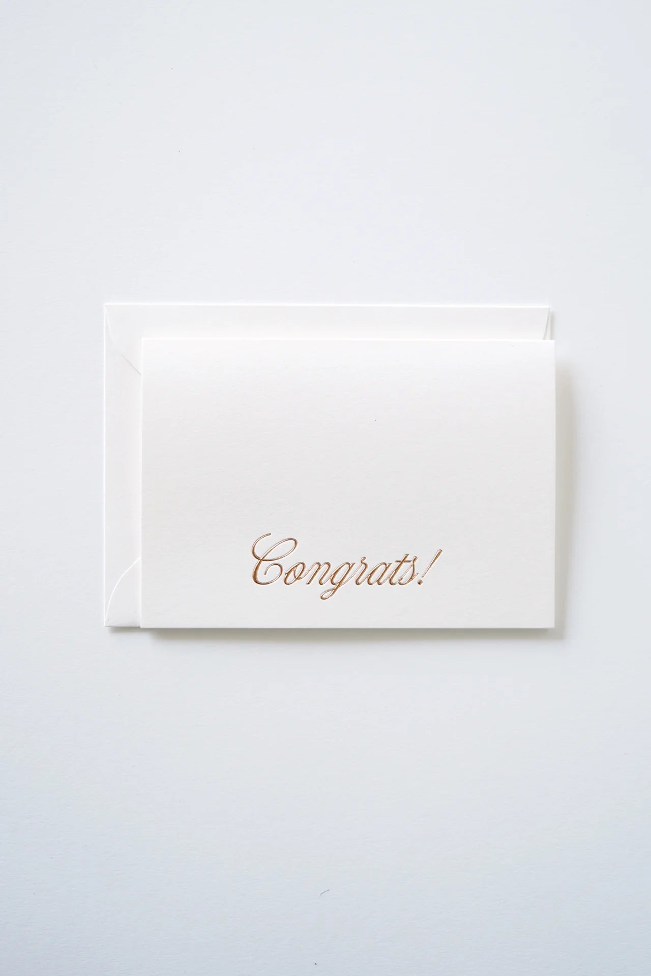 Congrats Copper Foil Greeting Card – The Classics