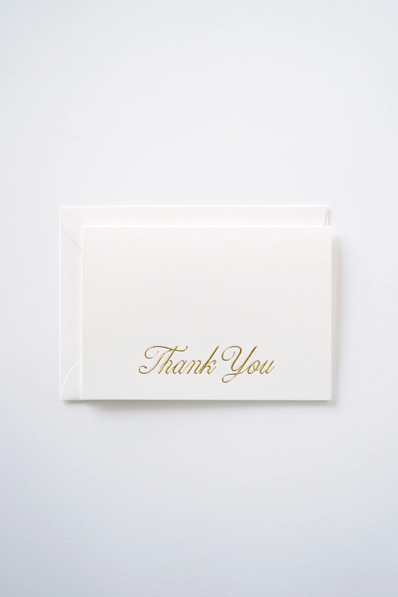 Thank You Champagne Foil Greeting Card – The Classics