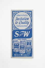 Invitation to Quality – Vintage Letterpress Print