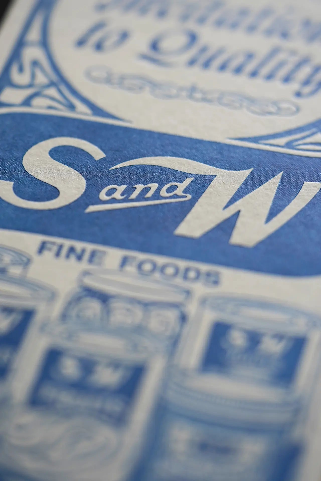 Invitation to Quality – Vintage Letterpress Print