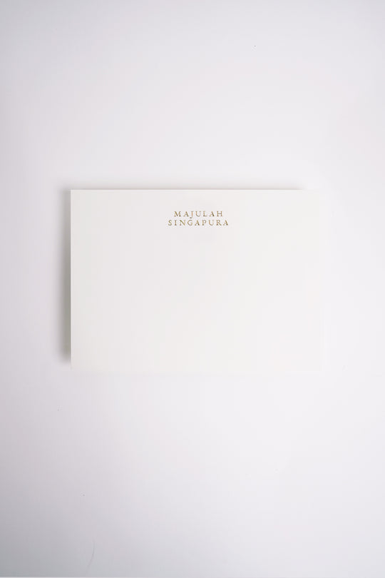 Singapura Imprints - Majulah Notecard