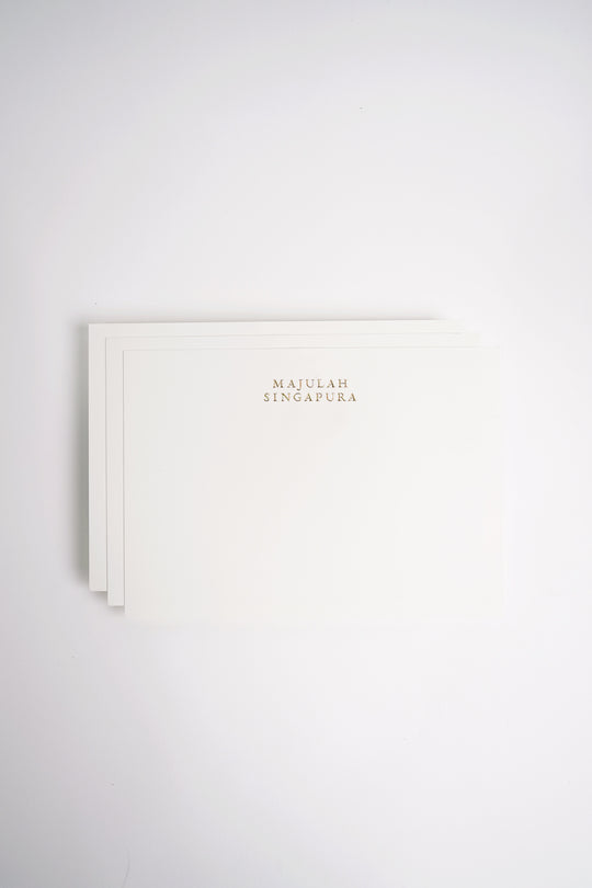 Singapura Imprints - Majulah Notecard