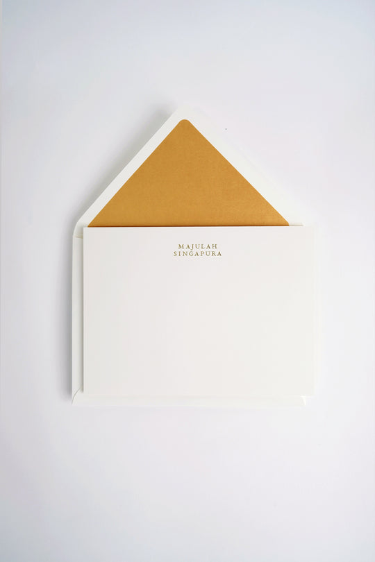 Singapura Imprints - Majulah Notecard