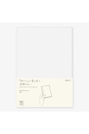 MD Paper Notebook Cover A5 – Clear PVC