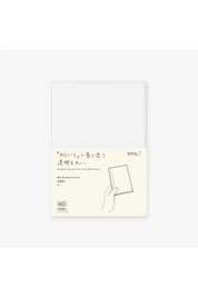 MD Paper Notebook Cover A6 – Clear PVC