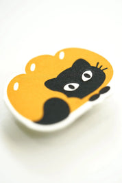 Meowfin – Letterpress Charm Magnetic Pin
