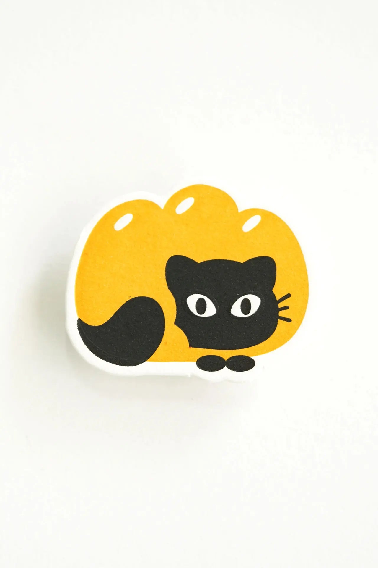 Meowfin – Letterpress Charm Magnetic Pin