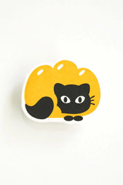 Meowfin – Letterpress Charm Magnetic Pin