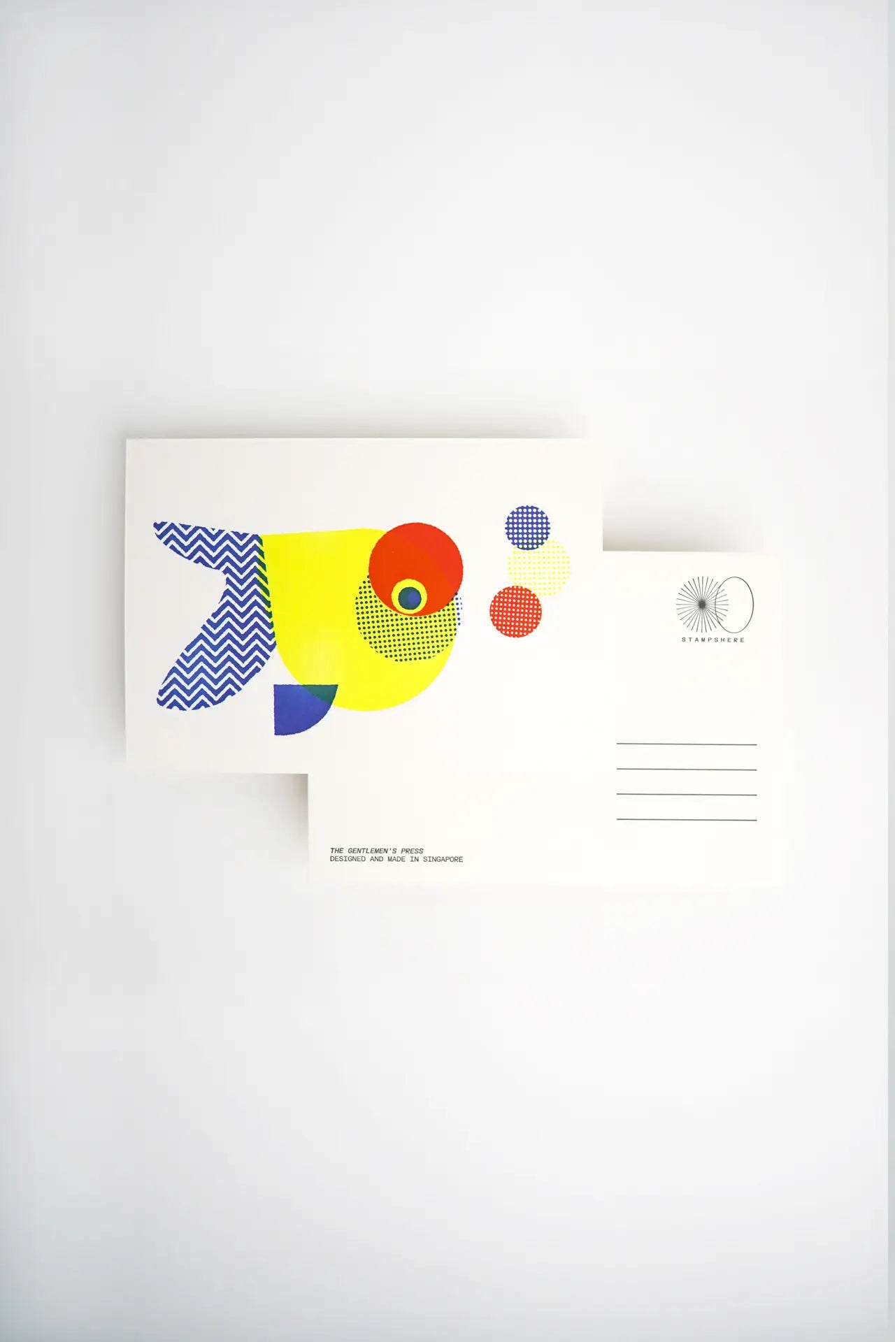 Neon Goldfish - Letterpress Postcard