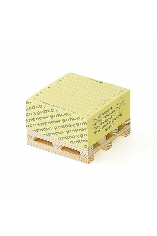 Penco Memo Block on Pallet