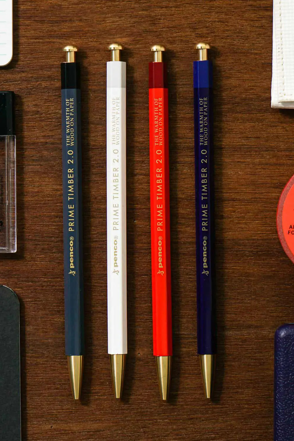 Penco Prime Timber Mechanical Pencil – Brass Edition
