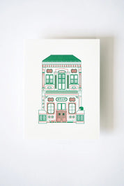 Peranakan Shophouse – A5 Art Print