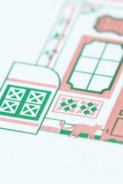 Peranakan Shophouse – A5 Art Print