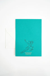 Peter Pan - Letterpress Greeting Card