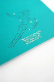 Peter Pan - Letterpress Greeting Card