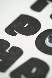 This Poo Shall Pass (with Googly Eyes) - A4 Letterpress Poster
