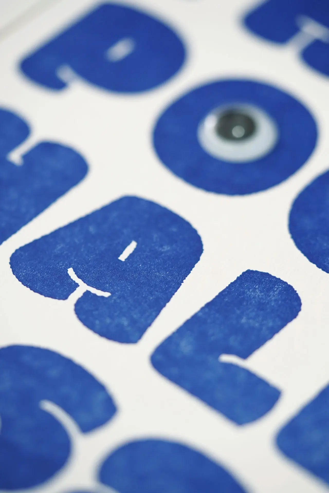 This Poo Shall Pass (with Googly Eyes) - A4 Letterpress Poster