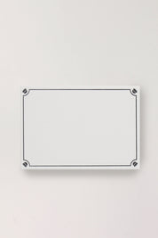 Letterpress Mini Cards - Flower Border
