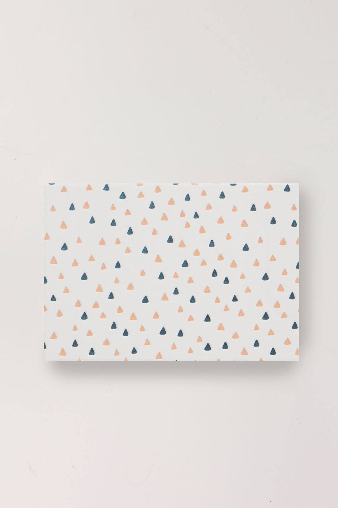 Letterpress Mini Cards - Mini Triangles