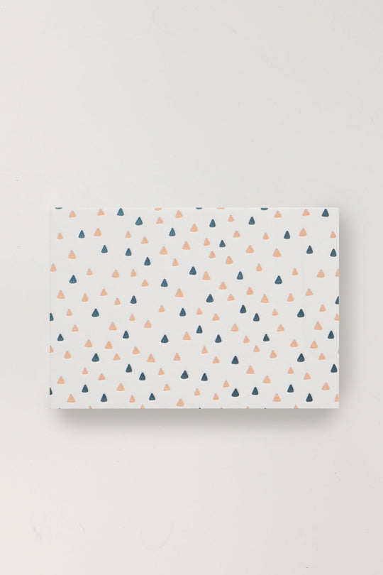 Letterpress Mini Cards - Mini Triangles