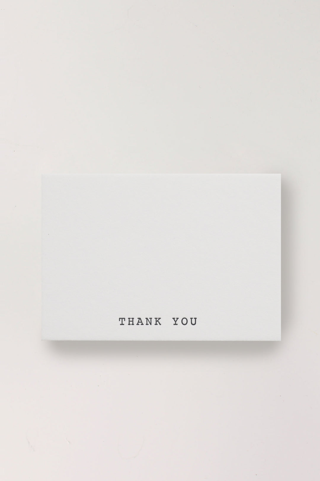 Letterpress Mini Cards - Thank You
