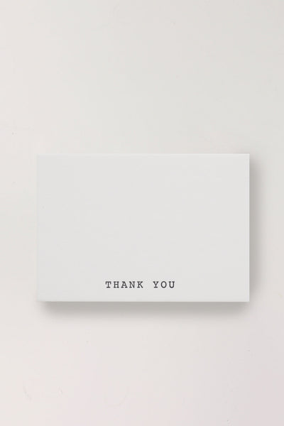 Letterpress Mini Cards - Thank You