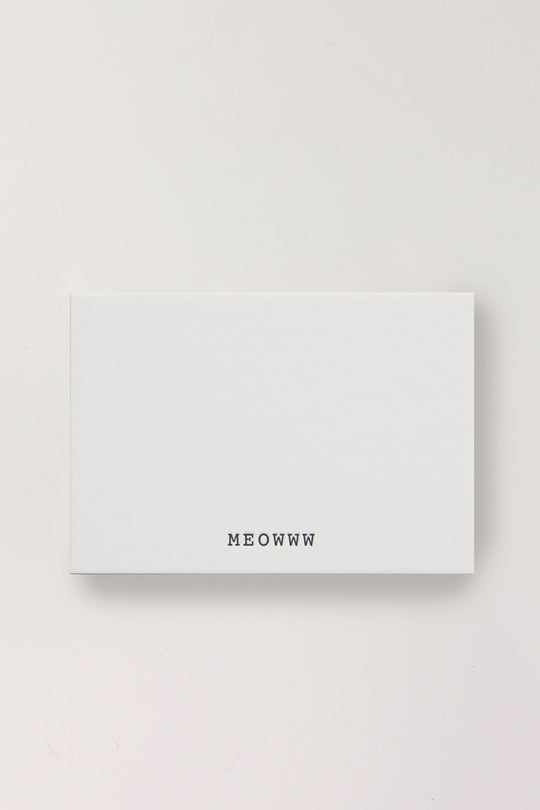 Letterpress Mini Cards - Meowww