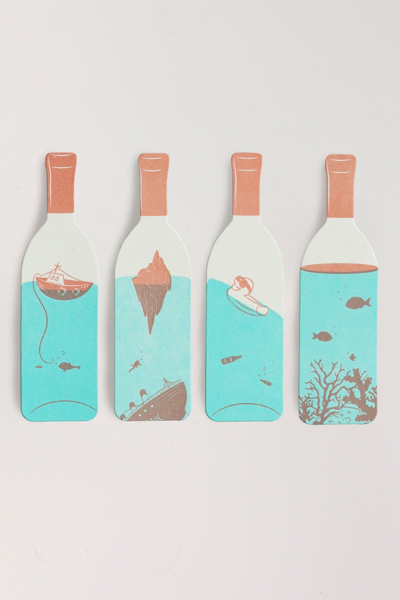 Mini Reef Wine Bottle Bookmark