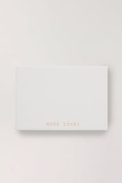 Letterpress Mini Cards - Good Luck!