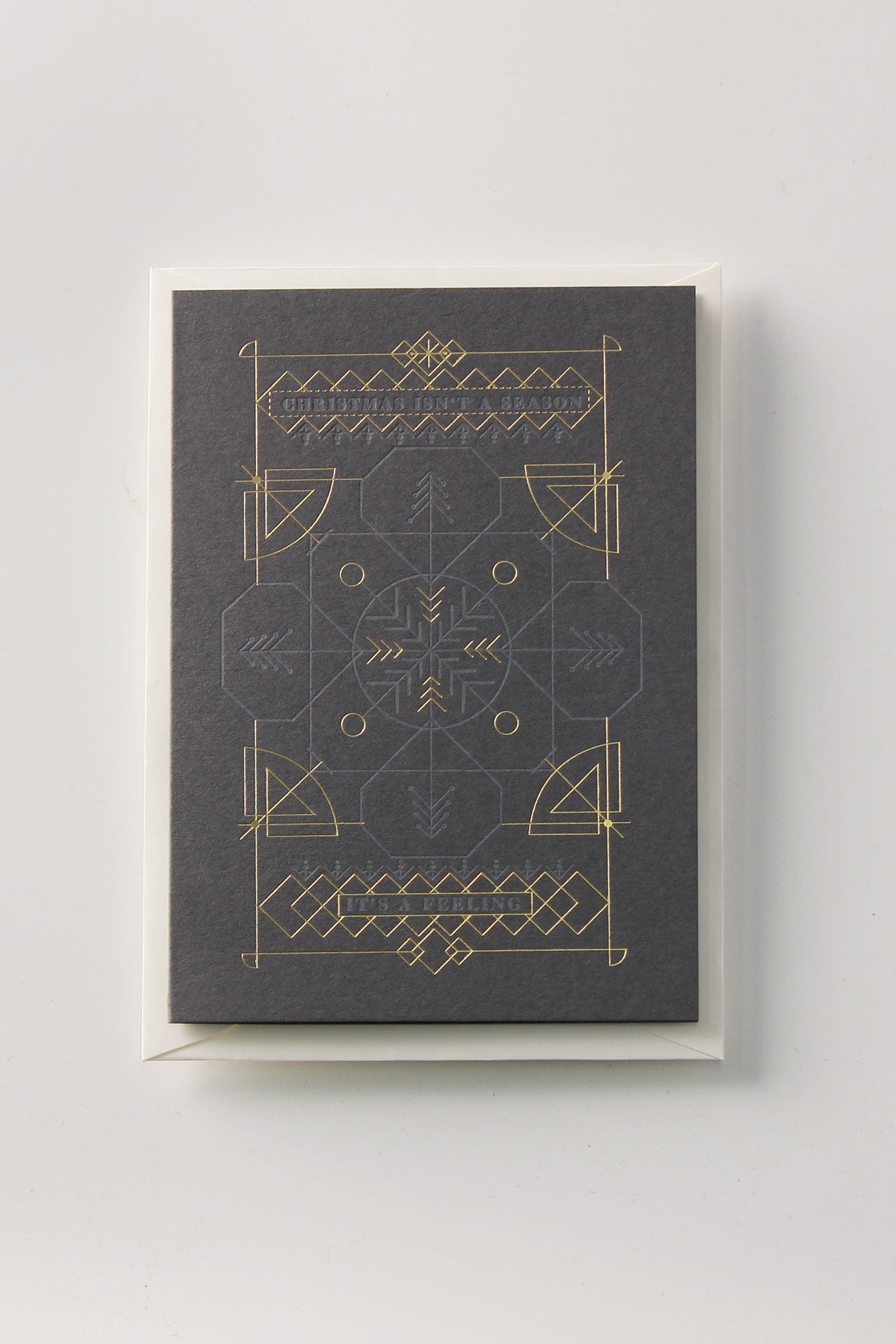 Christmas Is A Feeling Greeting Card