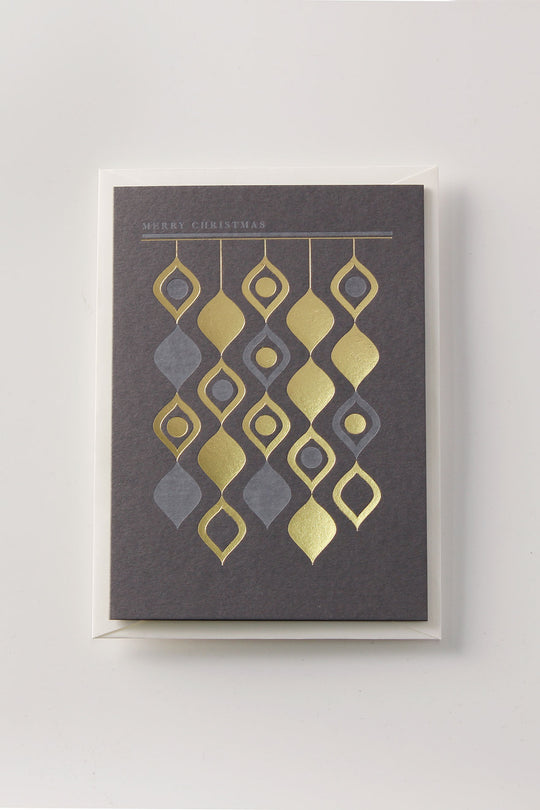 Swirling Tinsels Greeting Card