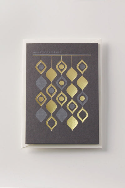 Swirling Tinsels Greeting Card