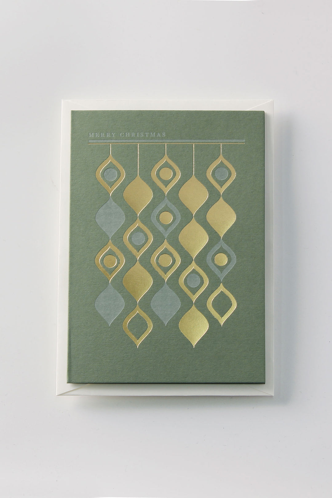 Swirling Tinsels Greeting Card