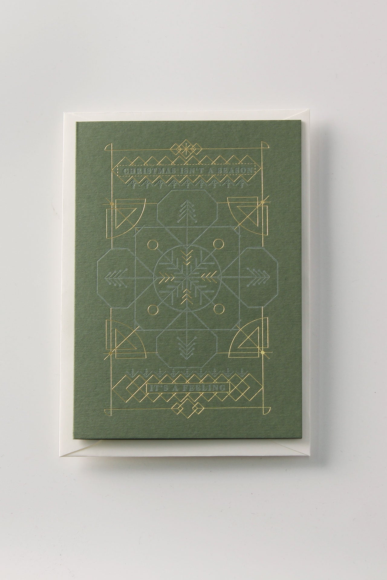 Christmas Is A Feeling Greeting Card