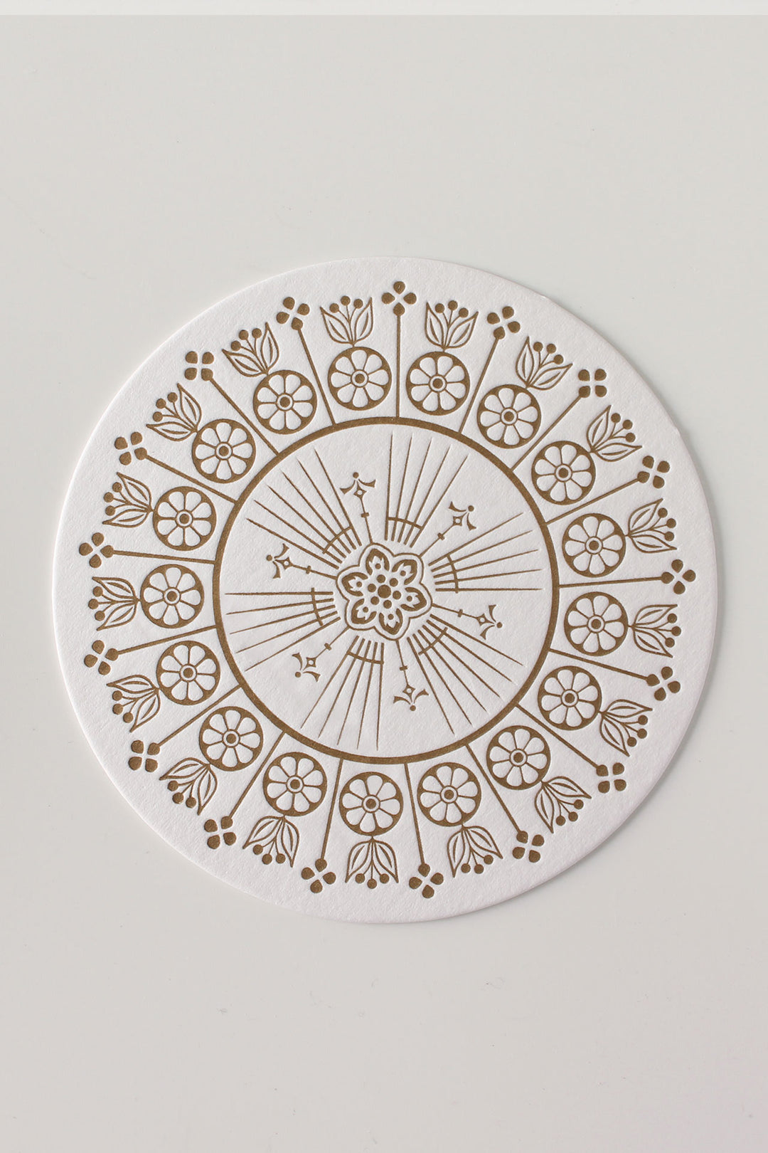 Letterpressed Coasters