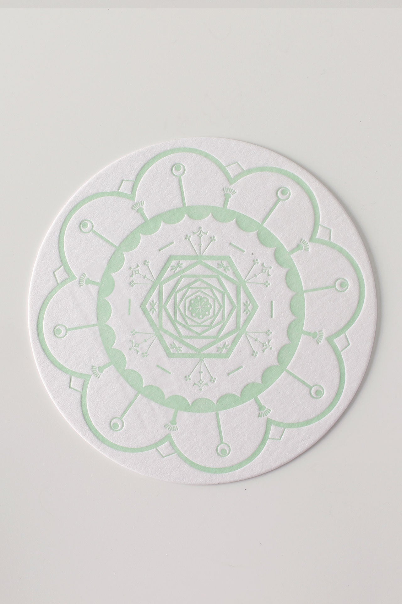 Letterpressed Coasters