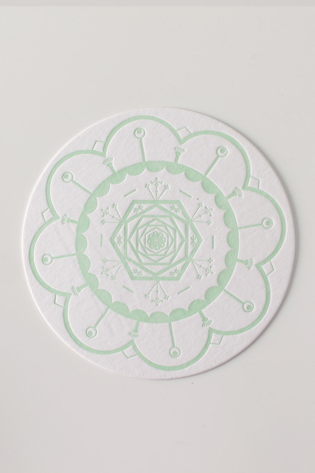 Letterpressed Coasters