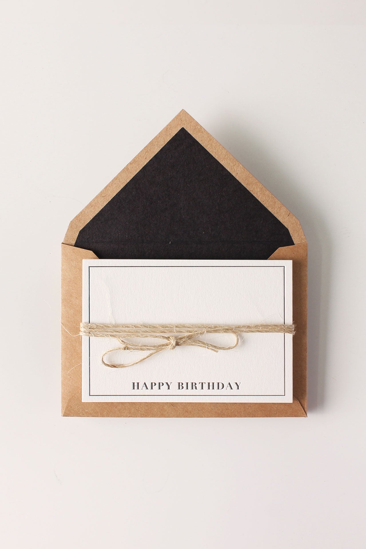 Letterpress Mini- Happy Birthday (Pack of 5)