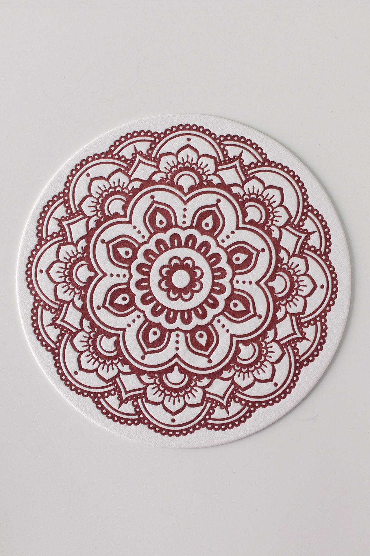 Letterpressed Coasters