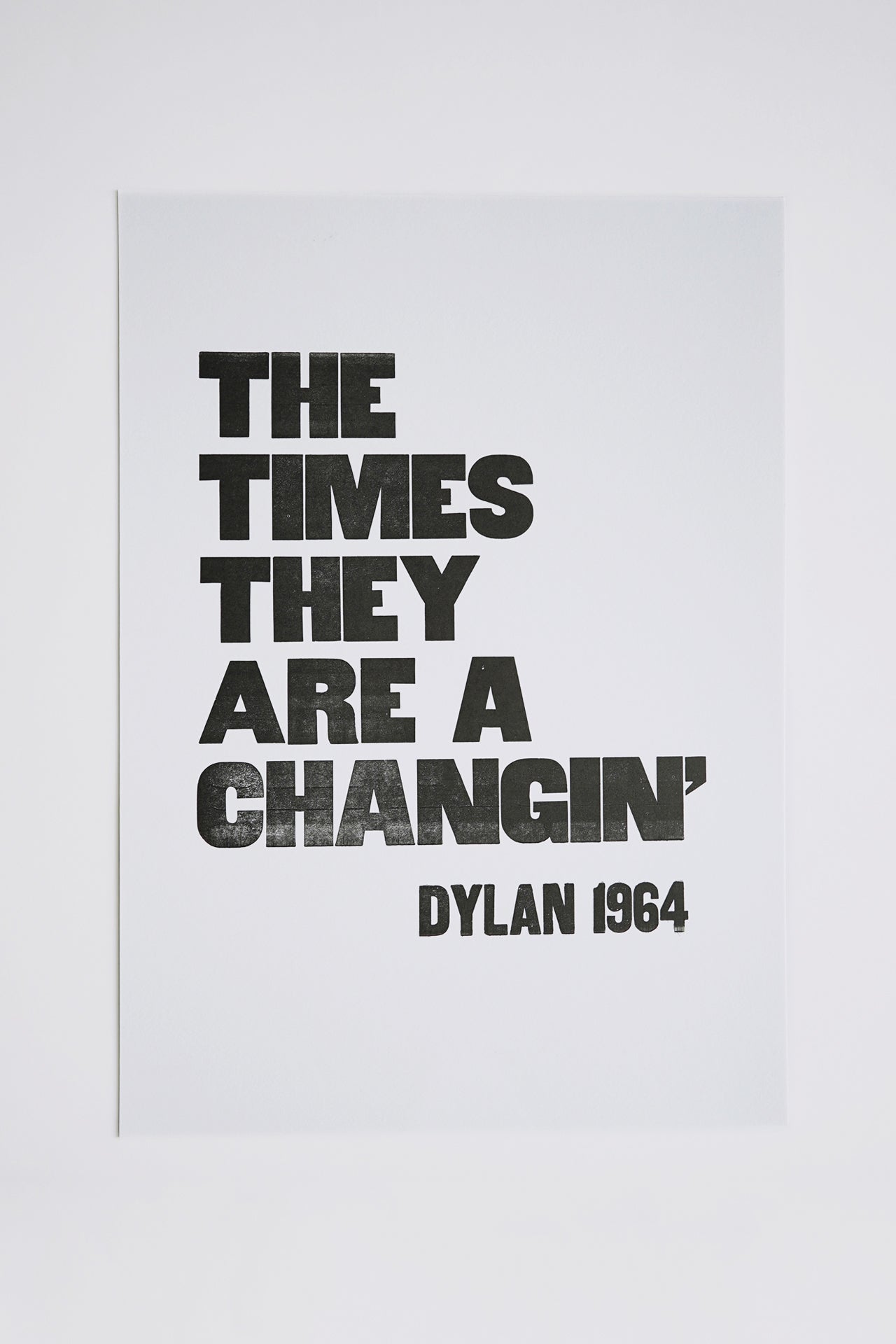 The Times They Are a Changin'