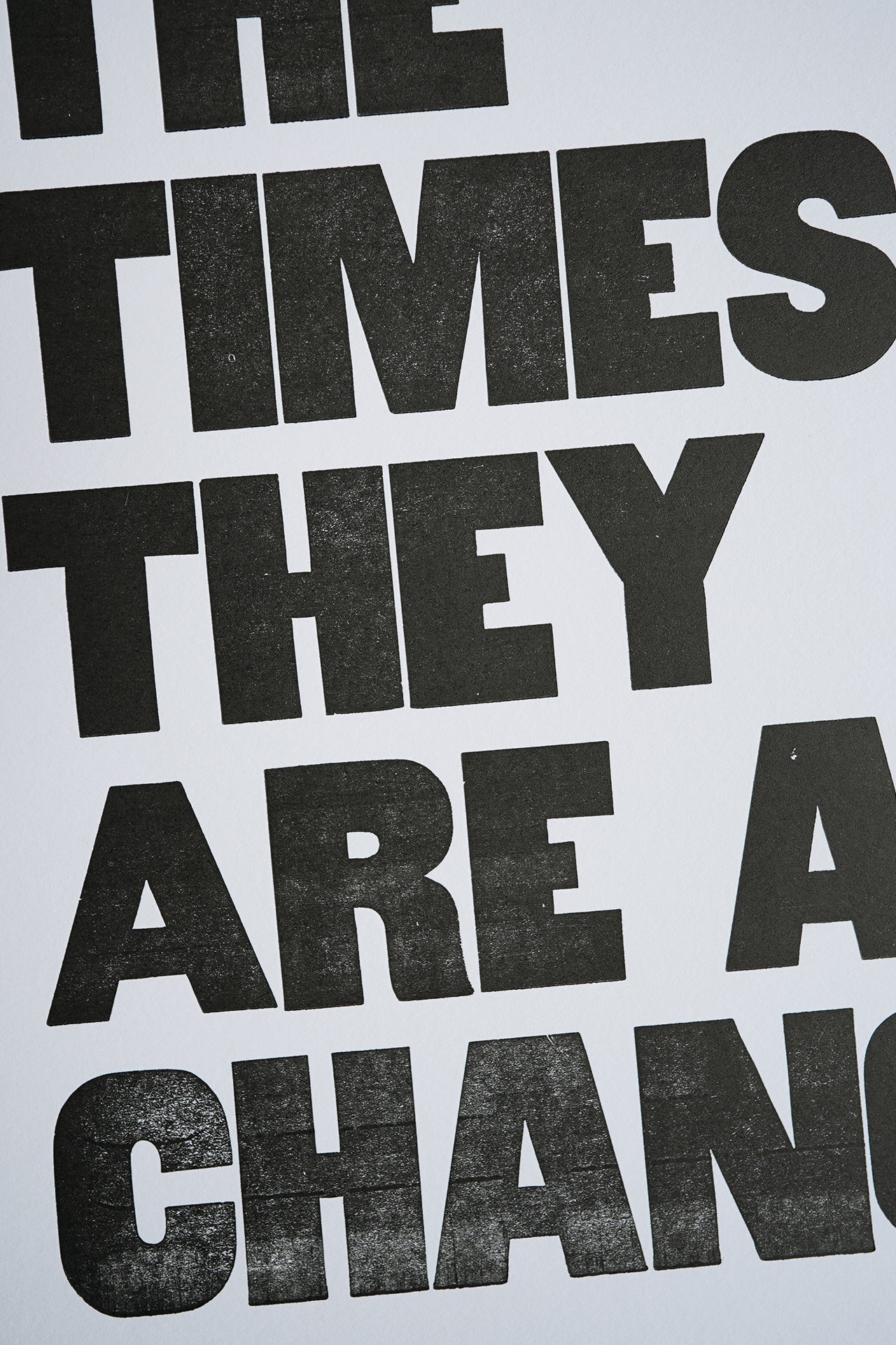 The Times They Are a Changin'