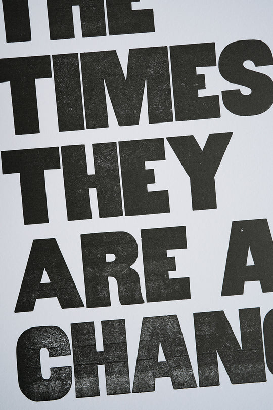 The Times They Are a Changin'