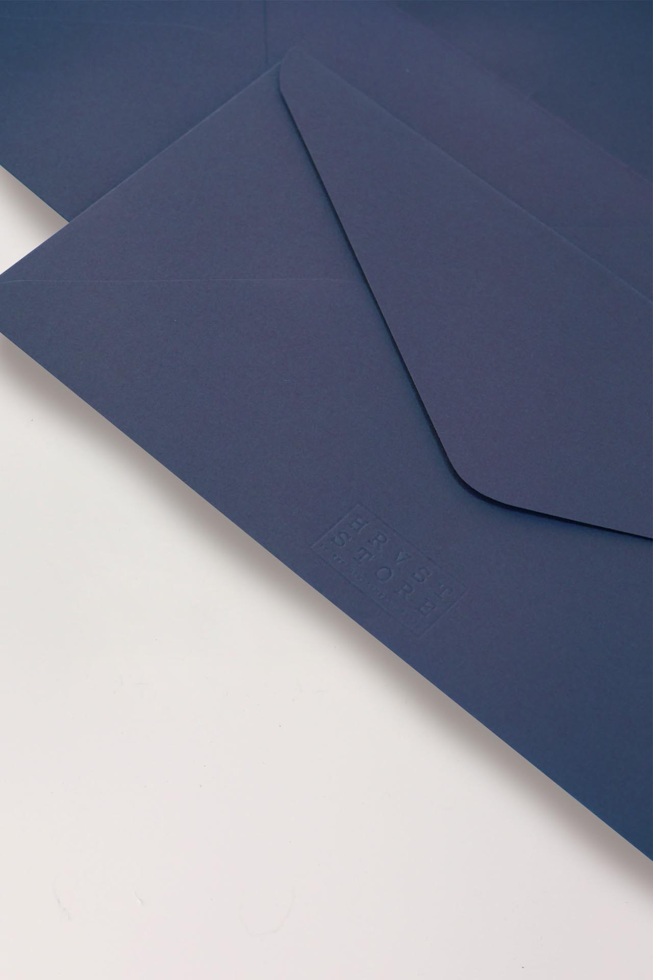 DL Cobalt Blue Envelopes