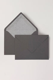 B6 Dark Grey Envelopes