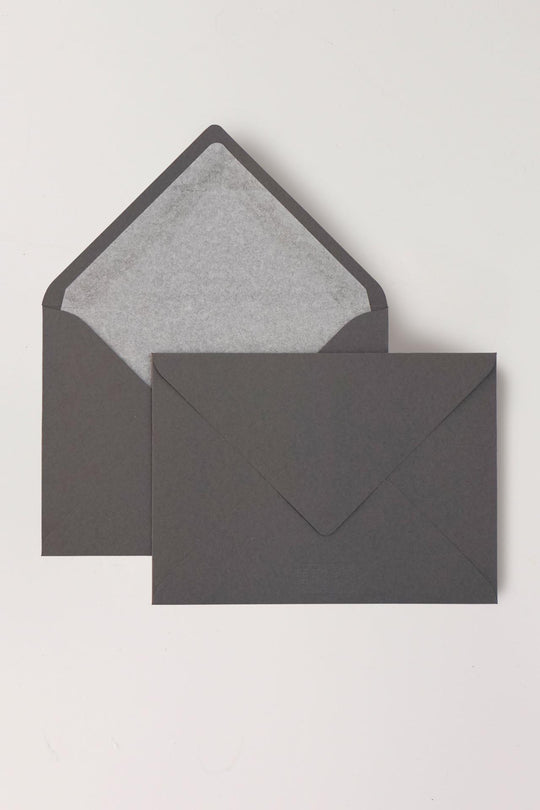 B6 Dark Grey Envelopes